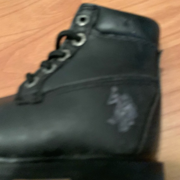 U.S. Polo Assn. Boys Baby Toddler Boots Black Size 4 - Picture 3 of 8